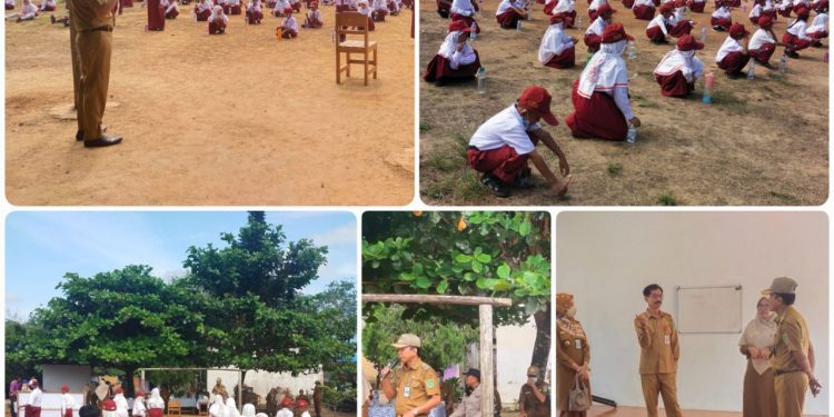 Ratusan Siswa SD di Kecamatan Sungai Loban Ikuti Gerakan Sikat Gigi Massal