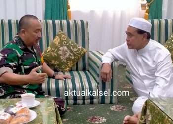 Bupati Zairullah Dikunjungi Dandim 1022/Tanah Bumbu