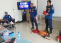 Dinas Satpol PP dan Damkar Latih Pegawai PT Sucopindo Penanggulangan Keadaan Darurat di Lingkungan Kantor