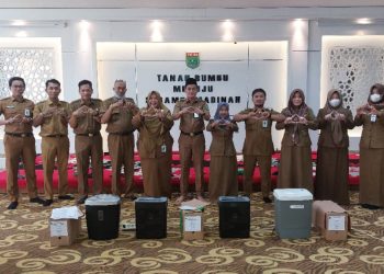 Bagian Umum Setda Tanbu Lakukan Pemusnahan Arsip Retensi
