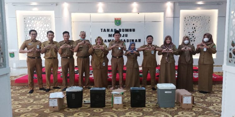 Bagian Umum Setda Tanbu Lakukan Pemusnahan Arsip Retensi