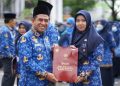 520 ASN Ratusan Pemko Banjarmasin Terima Satya Lencana Karya Satya