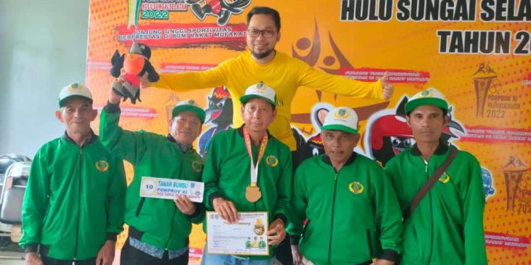 Raih Emas, Mirwansyah Berjaya Dikelas Perorangan Veteran,