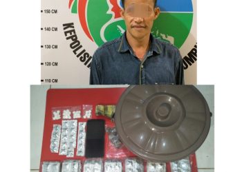 Satresnarkoba Polres Tanah Bumbu Tangkap MD ( 45 ) , Pelaku Diduga Penjual Obat Daftar G