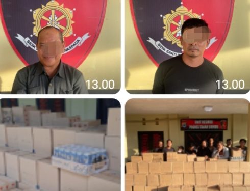Ribuan Miras Tanpa Izin Disita Polres Tanah Bumbu