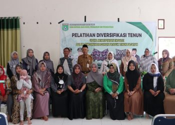 DKUMP2 Tanah Bumbu Adakan Pelatihan Diversifikasi Tenun