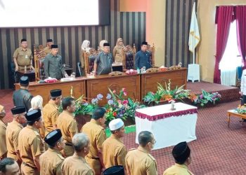 DPRD Tanbu Laksanakan Dua Rapat Paripurna Sekaligus