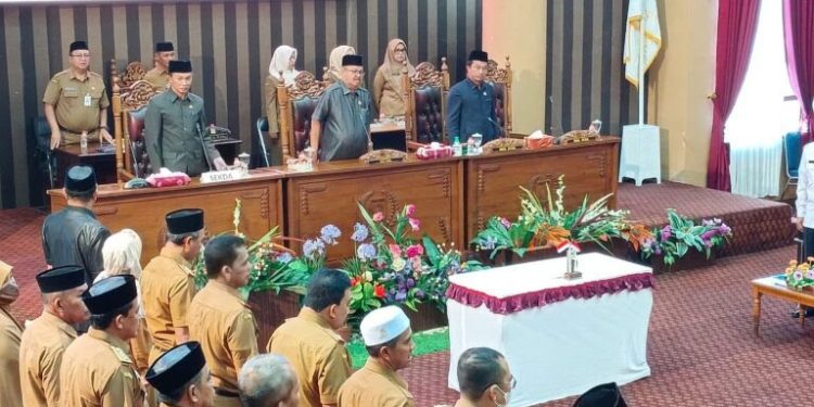 DPRD Tanbu Laksanakan Dua Rapat Paripurna Sekaligus