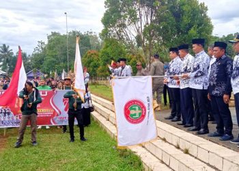 Sekda Tanhu Hadiri HUT PGRI ke 77 dan Buka Kegiatan Porseni PGRI
