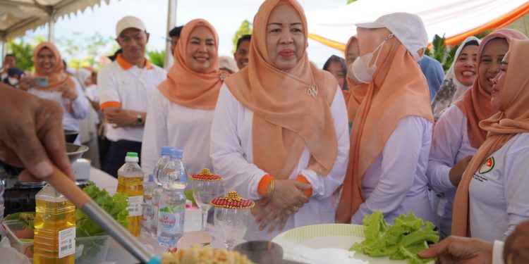 Meriahkan HUT Ke-23, DWP Tanbu Gelar Lomba Masak Antar Kepala SKPD