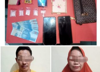 Polisi Amankan Pasutri Simpan Sabu