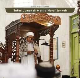 Walikota Ibnu Sina, Khatib di Masjid Nurul Jannah Pemurus Dalam