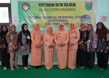 DWP Unit Diskominfo SP Tanah Bumbu Gelar Pertemuan Rutin Bulanan dan Raker