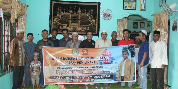 Wakil Ketua DPRD Tanbu Gali Aspirasi Masyarakat Saat Reses