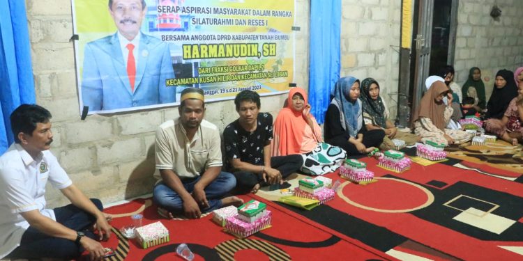 Harmanudin Janji Perjuangkan Aspirasi Warga Kusan Hilir