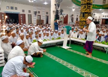 Ribuan Jamaah Membludak Hadiri Peringatan Isra Mi’raj Nabi Muhammad SAW dan Haul Guru Sekumpul di Tanah Bumbu