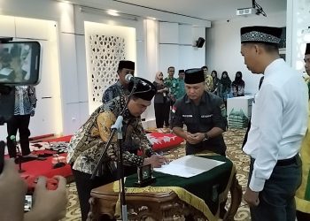 Bupati Zairullah Lantik Sembilan Anggota BPD Desa Hidayah Makmur