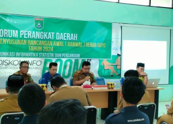 DiskominfoSP Tanah Bumbu Paparkan Rancangan Awal Renja Tahun 2024