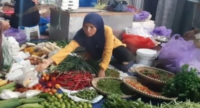 Jelang Ramadhan Harga Bahan Pokok di Tanbu Relatif Stabil