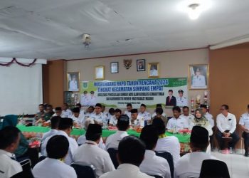Kecamatan Simpang Empat Kabupaten Tanah Bumbu menggelar Musyawarah Perencanaan Pembangunan (Musrenbang) 