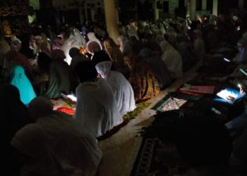 Malam Nisfu Sa’ban Tetap Berjalan Khidmat Ditengah Kodisi Gelap dan Hujan