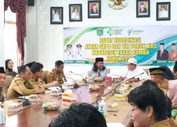 FKKS Tanah Bumbu Rapat Rakor dengan Bupati