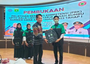 Pemda Tanah Bumbu Launching Program ‘Ujar Abah Belajar di BLK’