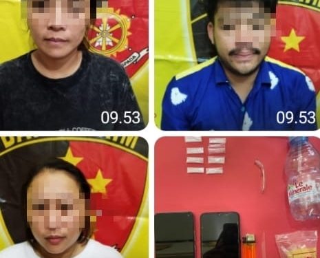 Diduga Edarkan Sabu, Dua Wanita dan Satu Pria Ditangkap Polsek Batulicin