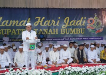 Diguyur Hujan, Hari Jadi ke-20 Tanah Bumbu Berjalan Lancar