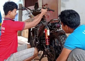 Warga Binaan Lapas Batulicin Diberikan Keterampilan Perbengkelan