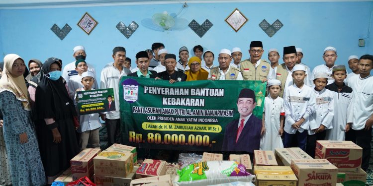 Abah Zairullah Berikan Bantuan Rp 80 Juta untuk Panti Asuhan Putri Al Amin Banjarmasin