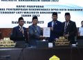 DPRD Banjarmasin Gelar Rapat Paripurna Purna Bahas Rekomendasi LKPj Walikota 2022