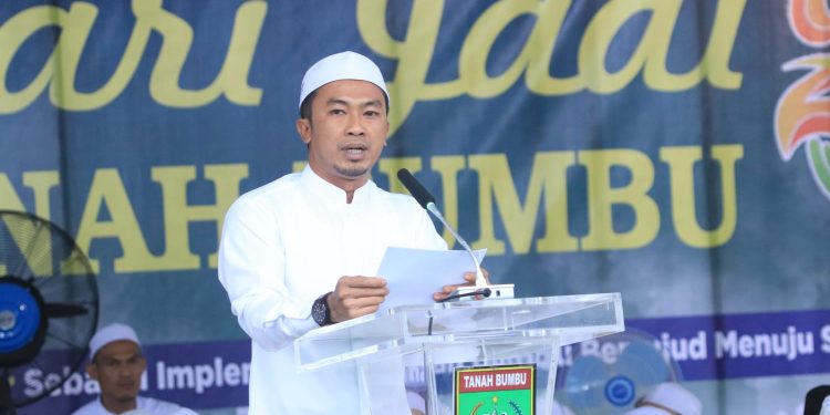 Hari Jadi ke 20, Wakil Ketua DPRD Tanbu Bacakan Sejarah Pembentukan Tanah Bumbu