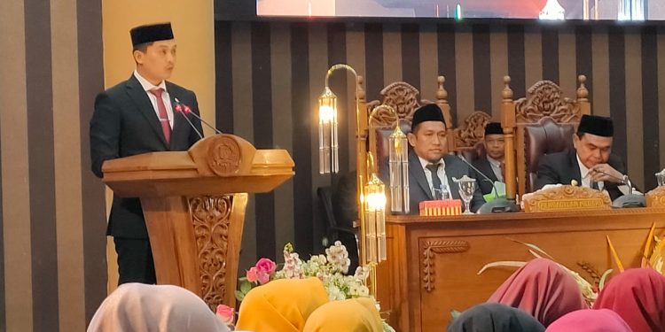 Andrean Atma Maulani Resmi Jabat Ketua DPRD Tanah Bumbu Gantikan Almarhum H.Upi