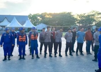 Polres Tanah Bumbu Turunkan Puluhan Personel di Event Mappanre Ri Tasie 2023