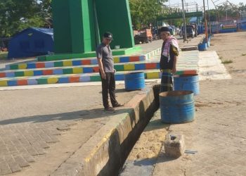 Drainase Dekat Tugu Pantai Pagatan Sering Bikin Orang Terperosok, Dinas Perkimtan Gerak Cepat