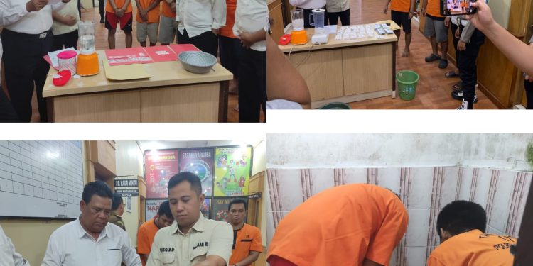 Puluhan Gram Sabu dan Ribuan Butir Obat Putih Dimusnahkan Polres Tanah Bumbu