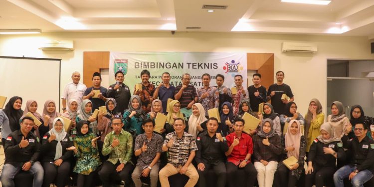 Bimtek Tata Cara Pelaporan Keuangan Desa Kecamatn Satui