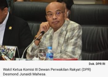 Politikus Asal Banua Desmond Mahesa Meninggal Dunia