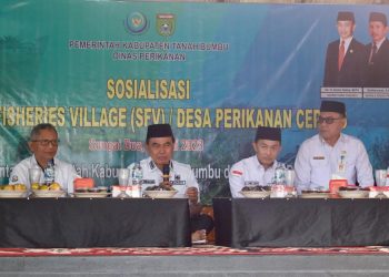 Kunjungan BRSDMKP RI ke Kampung Ikan Patin Desa Sungai Dua