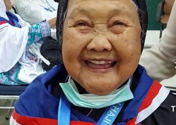 Berhaji di Usia 103 th, Nenek Maimunah Menjadi Jamaah Indonesia Tertua