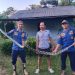 Tim Damkar Tanah Bumbu Evakuasi Ular Sanca Masuk Kandang Ayam Milik Warga