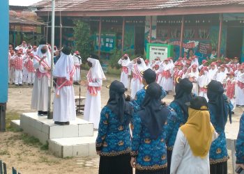Tahun Ajaran 2023/2024, SDN Kuin Utara 5 Laksanakan Apel Pagi