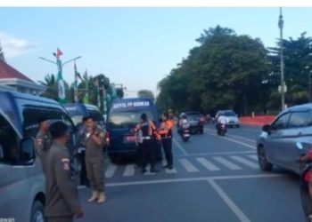 Kafilah MTQN Tanah Bumbu Dikawa Dikawal Menuju Banjarbaru