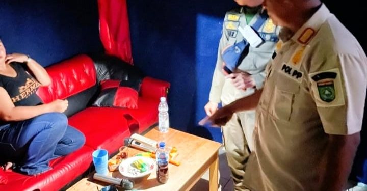 Dua THM Diberikan Teguran Oleh Satpol PP dan Damkar Tanah Bumbu