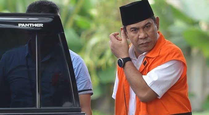 Terpidana 7 th Kasus Suap, Mantan Bupati HST Ini Jalani Sidang dari Penjara Sukamiskin di Perkara Lain