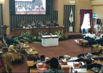 Rapat Paripurna DPRD Tanah Bumbu Penandatanganan KUPA dan PPAS 2023 Ditunda
