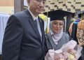 Istri Anies Baswedan Hadiri Pengukuhan Sahabatnya Prof Ila Said di ULM Banjarmasin