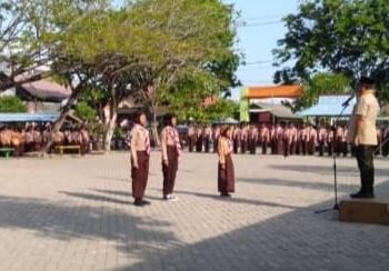 Kwaran Kusan Hilir Gelar Upacara HUT ke-62 Hari Pramuka