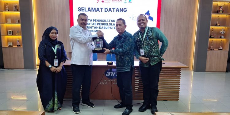 Dispersip Tanah Bumbu Tingkatkan Kapasitas Pengelola Arsip Bersama ANRI